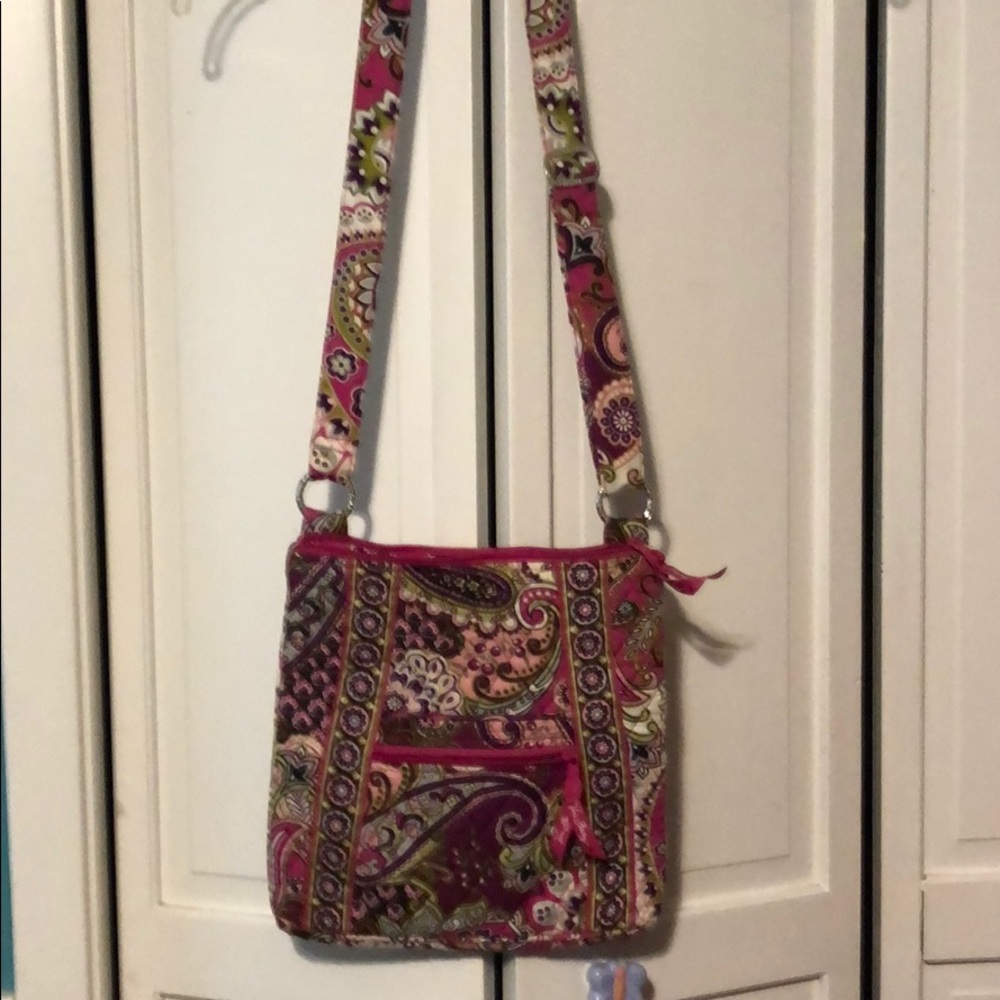 Vera Bradley Very Berry Paisley Crossbody Purse